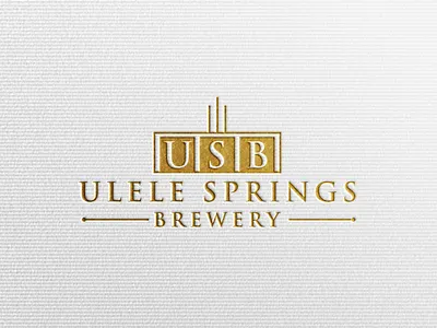 Logo Name: UleleSprings Brewery design flat illustration iralogodesign logo logo design logodesign minimal modern