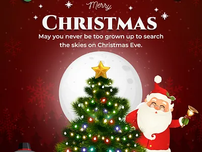 Merry Christmas ads bannerdesign branding creative design graphic design illustration logo merry christmas photoshop social vector