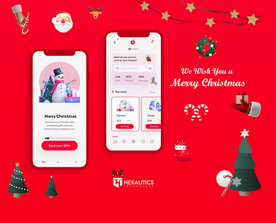 Christam App Design christams design dibbble explore ui ux xd design