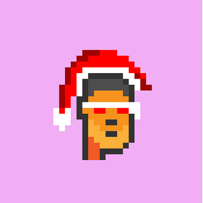 Santa Cloze || Christmas NFT 16bit 8bit art branding character christmas crypto crypto art design game icon illustration logo nft nft artist pixel art pixel artist santa cloz vector