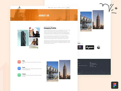 Construction Building - About Page about about page app bulding construction landing landing page