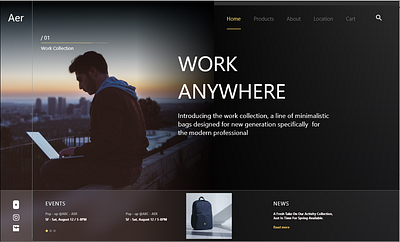 website design template workanywhere adobesuite adobexd app design illustration photoshop ui ux webdesign website