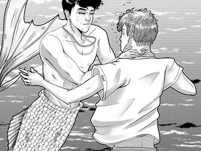 ArtImpro_mermaid design icon illustration logo typography