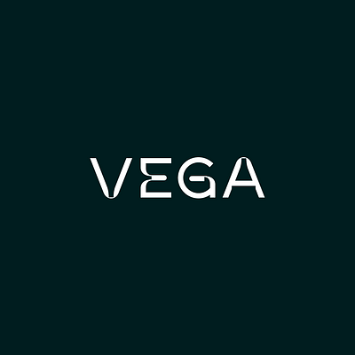 Vega branding design font lettering logo logodesign type