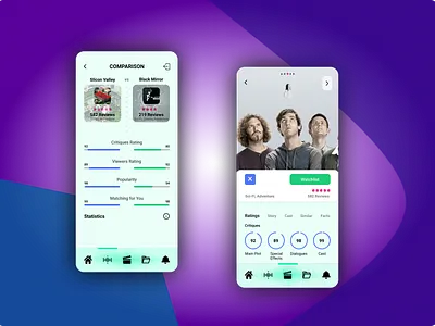 a Movie Compare App 3d animation app branding design graphic design icon illustration logo motion graphics ui
