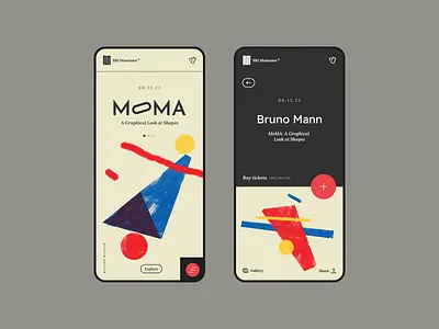 Daily UI: MTL Museums (Responsive) app branding design illustration logo typography ui vector