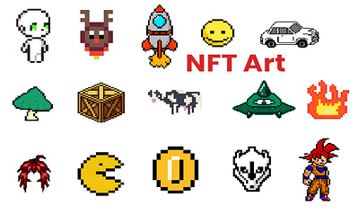 creator nft pixel art branding creator nft pixel art design graphic design nft pixel art