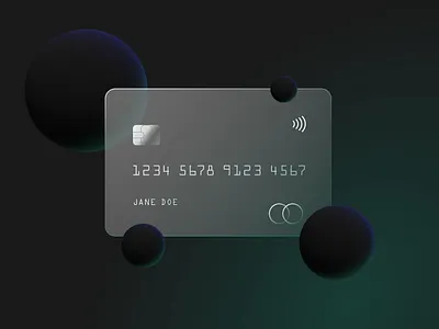 Credit Card Design 3d concept credit card creditcard glassmorphism graphic design