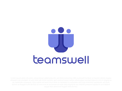 Teamswell logo design concept branding branding design communication logo community logo design icon lgoo logo logo design logo designer logo idea logo maker logo mark logo treand logos men logo monogram logo team logo teams logo