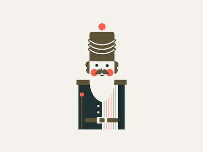 Nutcracker adobe illustrator belt character christmas geometric geometry graphic design hat holidays illustration nutcracker shapes