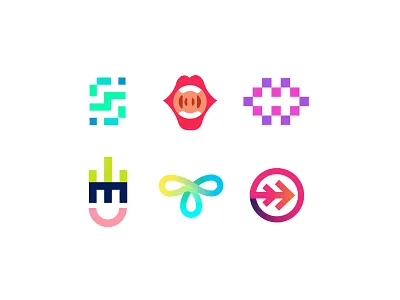 Letters/ Symbols bold branding geometric letter logo logodesign modern symbol techonlogy