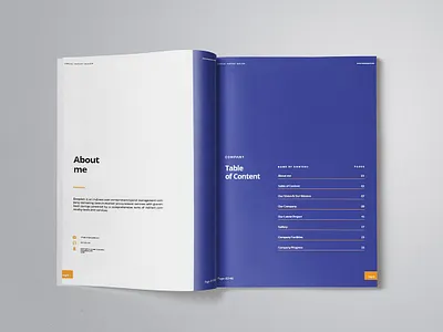 Company Annual Report Template agency analytics annual annual report brochure business companies company corporate design document elegant indesign profile report simple startup stationery statistic team