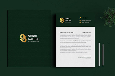 Branding Identity & Stationery Set brand brand stationery branding business business card card company corporate creative design envelope folder identity letterhead modern print print design stationery template word