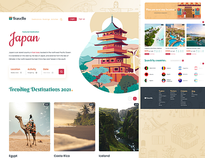 Travel Agency Website landingpage travel travel agency ui web website