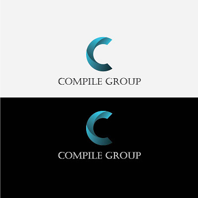 Logo Compile Group blue branding c company compile design graphic design group logo logos modern simpel