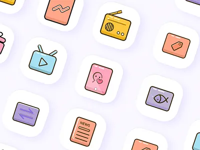 Original decorative icons