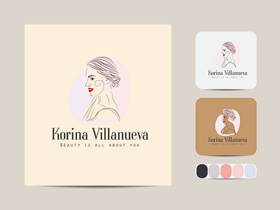 Line art Minimal logo. art business color creative design icon illustration label line art logo outline vector