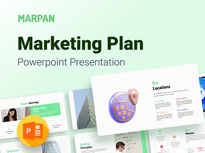 Marpan - Marketing Plan – PowerPoint Template 3d animation branding business creative design funnel graphic design illustration infographic logo marketing marketing plan motion graphics powerpoint powerpoint template presentation swot ui