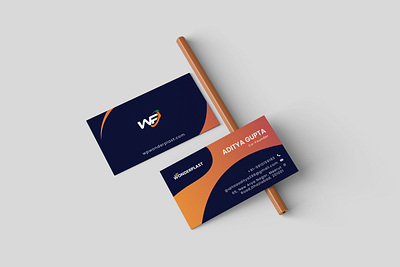 Business Card Design for a Startup branding design graphic design illustration logo poster typography ui ux vector