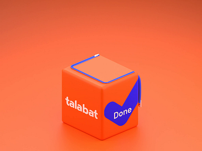 Talabat App animation 3d ani app blender blender3d c4d icon illustration isometric lowpoly motion graphics talabat ui ux