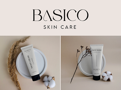 Branding and Packaging design for Basico skincare brand identity design branding branding design design designlogo elegant logo graphic design graphic designer illustrator logo logo design logo inspiration logo love minimal logo design modern logo packaging design packaging inspiration professional logo skincare logo skincare packaging
