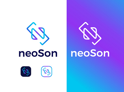 neoSon logo design brandidentity branding designalogo logo logoconceptdesign logodesign logomark logotype logotypedesign modernlogo