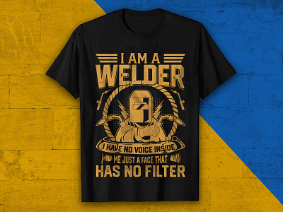 Welder T-Shirt Design amazon t shirts amazon t shirts design branding clothing brand custom t shirt custom t shirt design graphic design illustration t shirt design ideas t shirt designer t shirt graphic tshirt typography t shirt vector vector graphic vector tee store welder t shirt welder tshirt design welder vector welding t shirt branding