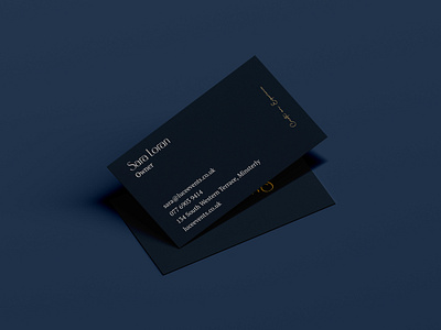 Luce Events | Business card brand identity brand identity designer branding business card elegant events company graphic designer luxurious modern stationery