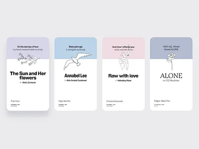 Poetry in Type: A Typography Exploration cards contrast exploration fonts graphic grotesk helvetica layout minimalist poetry storytelling typography visual design