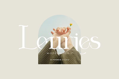 Louries - A Modern Serif Typeface design font serif font typeface