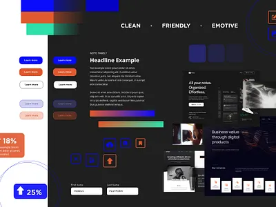 Concept Moodboard./ branding color palette concept design design moodboard typography ui ux visual design