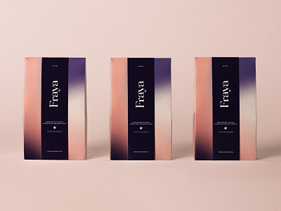 Fraya Skincare - Gift Box aesthetics box brand design brand identity branding cosmetic flower gift box gradient logo logotype packaging pattern skincare typography