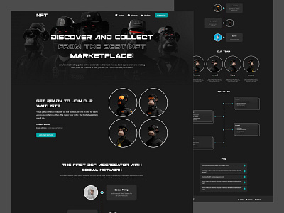 NFT Landing Page Explorations branding crypto etherium gallery graphic design header landing landingpage nft nft coin nft landing page nft marketplace nft web platform ui uiux ux web website