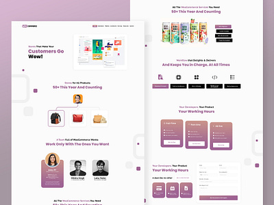 Woo Commerce Ui Design design illustration template tweb design ui ux website