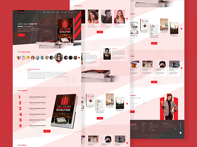 Book Publisher Website Concept branding design designer illustration logo ui ui ux uidesign uiux webdesign