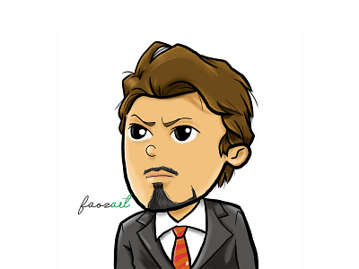 Tony Stark animation branding design graphic design icon illustration logo vector