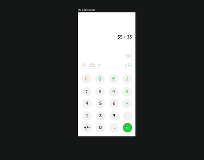 DailyUI 004 - Calculator adobexd animation appdesign dailyui dailyui004 design figma graphic design illustration invision ui