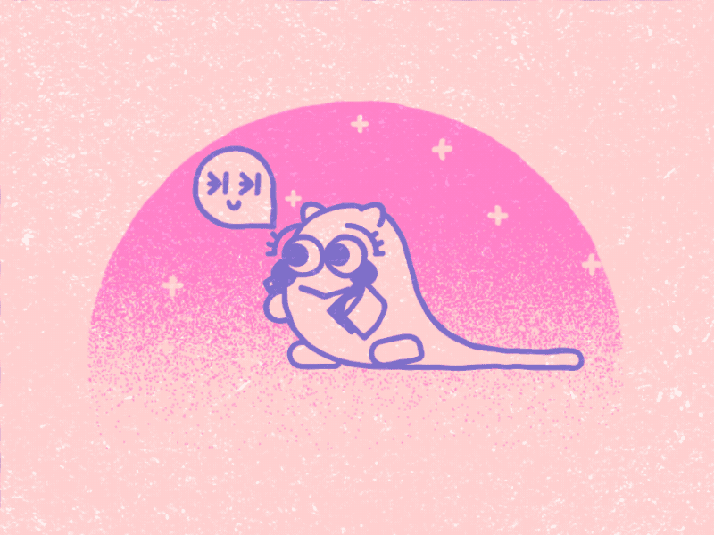walk in the pink aftereffects character cute pink walkcycle