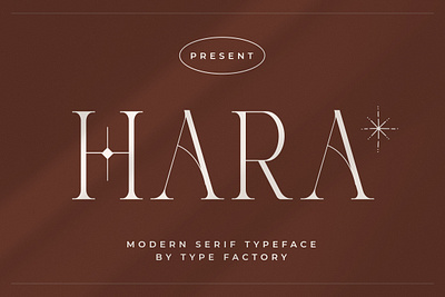 Hara - Modern Serif 2021 apparel classy display font elegant invitation minimalist modern photoshoot serif stylish thin wedding