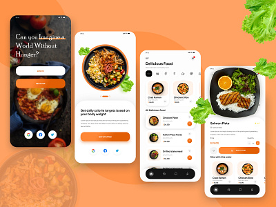 Food Order Ui/Ux Design Mobile Screen application branding design food foodorder graphic design illustration logo mobileorder mobileorderapp mobilescreen screendesign ui uiux