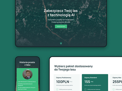 eForest - landing page forest landing landing page microsite tree trees webiste wood woods