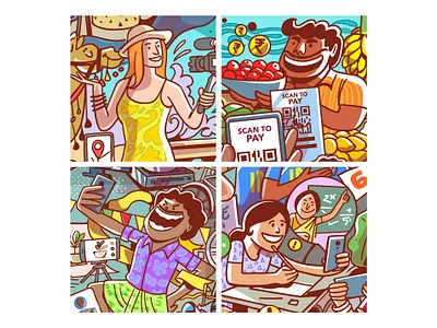 Korra Mural Design- CU 2 branding design expression graphic design il illustration india satishgangaiah vector