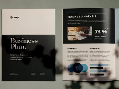 Business Plan Layout branding business business plan business plan layout corporate design graphic indesign infographic layout marketing pitch presentation print template printing report slides startup swot templates