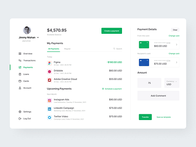 Tradomax - Fintech Platform application bank clean dashboard dribbble figma finance fintech latest minimal modern product saas transaction ui uidesign uxdesign wallet webapplication white