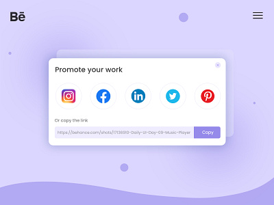 DailyUI - DAY 10 - Social Share dailyui design socialshare ui uidesign ux