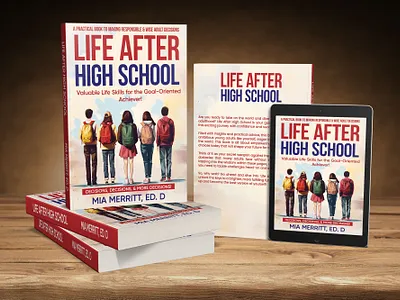Life After High School 3d book mockup amazon kdp book book cover book cover art book cover design book cover designer book cover mockup book design ebook ebook cover educational book cover epic epic book epic book covers epic bookcovers epic covers life after high school paperback professional book cover