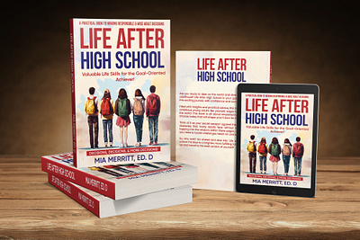 Life After High School 3d book mockup amazon kdp book book cover book cover art book cover design book cover designer book cover mockup book design ebook ebook cover educational book cover epic epic book epic book covers epic bookcovers epic covers life after high school paperback professional book cover