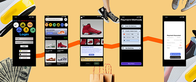 Sneakers Shopping App-UI design graphic design ui ux