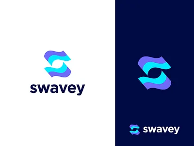Swavey Logo Design app icon branding colorful concept creative design graphic design identity logo logo for sell logo maker mark modern portfolio s letter s logo startup unique unused wave