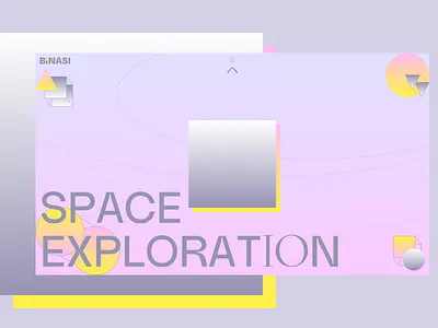Binasi Space Travel concrete design designlove font fontlove geometric gradient graphic art modern otherworld peace scifi shapes space travel typeface typography ui uiux webdesign